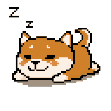 Shiba Sleep Shiba GIF