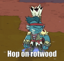 Rotwood Hop On Rotwood GIF - Rotwood Hop On Rotwood Klei GIFs