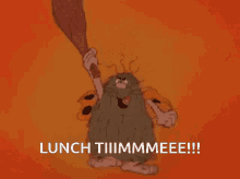 Captain Caveman Lunch GIF - Captain Caveman Lunch Jump GIFs