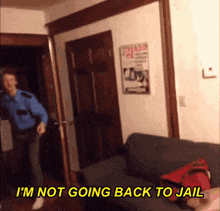 Comedy Police Vine Vine GIF - Comedy Police Vine Vine I'M Not Going Back To Jail GIFs