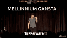 Shrugs On Stage GIF - Shrugs On Stage Tupperware GIFs