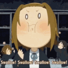 Gulp Swallow GIF - Gulp Swallow Anime GIFs