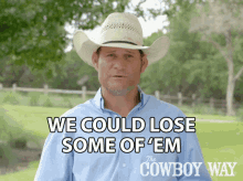 We Could Lose Some Of Em Booger Brown GIF - We Could Lose Some Of Em Booger Brown The Cowboy Way GIFs