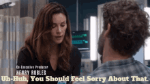Station19 Carina Deluca GIF - Station19 Carina Deluca Uh Huh You Should Feel Sorry About That GIFs