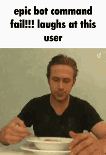 Epic Bot Command Fail Laughs At This User GIF - Epic Bot Command Fail Laughs At This User Eats Cereal GIFs