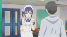 Maid Anime GIF - Maid Anime How Do I Look GIFs