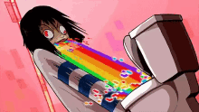 Art Rainbow GIF - Art Rainbow Puke GIFs