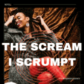 a poster for notorious agency features a woman