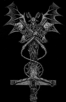 Inverted Crucifix Upside Down Cross GIF - Inverted Crucifix Upside Down Cross Hail Satan GIFs