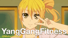 yang gang fitness yang gang anime