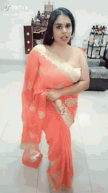 Red Saree the True Desire of Every Indian Woman