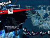 a screenshot of a video game with a character named risona
