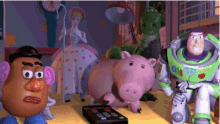 disney swine toy story remote tv