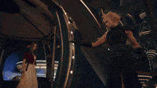 Final Fantasy 7 Give Me A Hand GIF - Final Fantasy 7 Give Me A Hand Golden Saucer GIFs