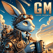 Elementerra Gm GIF - Elementerra Gm Rabbit GIFs