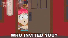who invited you red mcarthur south park s8e12 stupid spoiled whore