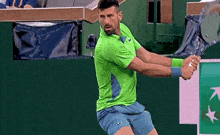 Novak Djokovic Backhand GIF - Novak Djokovic Backhand Tennis GIFs