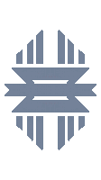 a gray and green logo on a white background that looks like a glitch