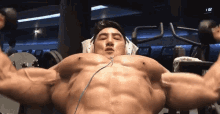 chul soon hwang bodybuilder korean men big pecs chest workout