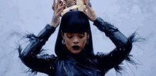 Rihanna Queen GIF - Rihanna Queen Crown GIFs
