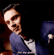 Evan Peters James March GIF - Evan Peters James March For My Queen GIFs