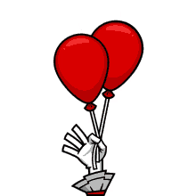balloons red