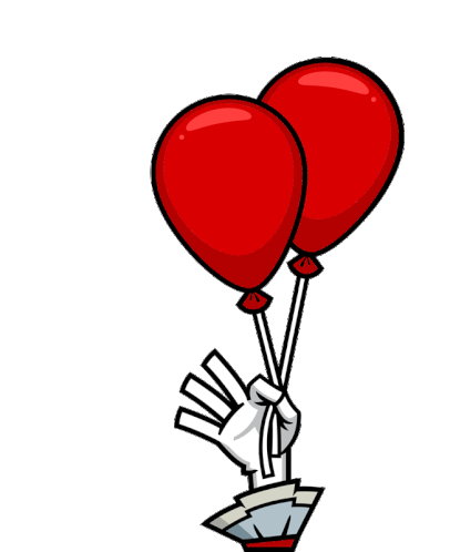 Balloons Red Balloons Sticker - Balloons Red Balloons Let Go Stickers
