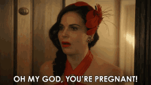 Oh My God Youre Pregnant Rita Castillo GIF - Oh My God Youre Pregnant Rita Castillo Lana Parrilla GIFs