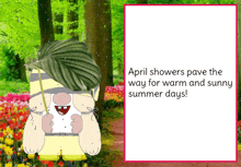 Gnome April Showers GIF