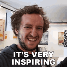 Its Very Inspiring Peter Deligdisch GIF - Its Very Inspiring Peter Deligdisch Peter Draws GIFs