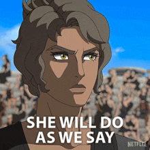 She Will Do As We Say Athena GIF