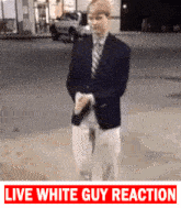 Live Reaction White Guy GIF