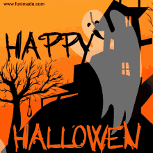 halloween ghosts haunted house