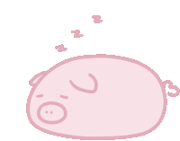 Sleepy Sleepypiggy Sticker - Sleepy Sleepypiggy Pig Stickers