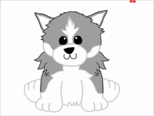 Pomsky Puppy GIF - Pomsky Puppy Webkinz GIFs