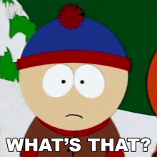 whats that stan marsh south park season1ep10mr hankey the christmas poo confused