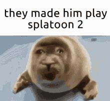Crying Seal Splatoon GIF