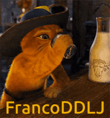 Franco Franco Ddlj GIF - Franco Franco Ddlj Gato Con Botas GIFs