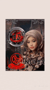 a woman wearing a hijab is featured on a poster that says shotout
