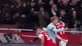 Leandro Trossard Arsenal GIF - Leandro Trossard Arsenal Granit Xhaka GIFs