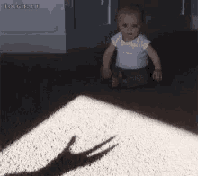 Baby Cute GIF - Baby Cute Shadow GIFs