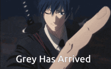 Grey Arrived Morimakes GIF - Grey Arrived Morimakes Grey Has Arrived GIFs