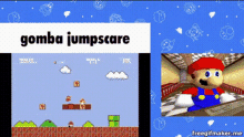Goomba Mario GIF - Goomba Mario Jumpscare GIFs