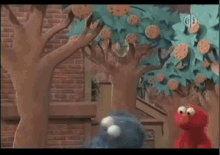 Gods Away On Business GIF - Cookie Monster Elmo Sesame Street GIFs