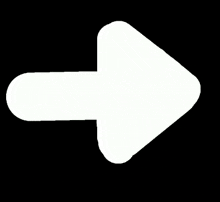 a white arrow pointing to the right is on a black background .