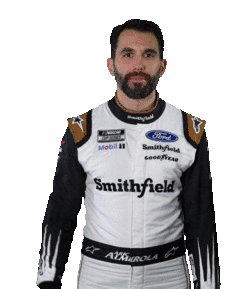 Pointing Down Aric Almirola Sticker - Pointing Down Aric Almirola Nascar Stickers