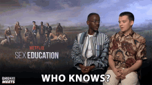 who knows asa butterfield ncutti gatwa sex education confused