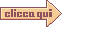 a pixel art arrow pointing to the right with the words clicca qui below it