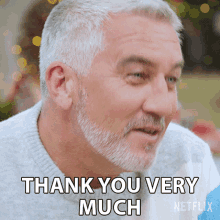 Thank You Very Much Paul Hollywood GIF - Thank You Very Much Paul Hollywood The Great British Baking Show Holidays GIFs
