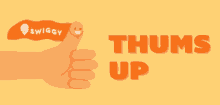 Swiggy Thums Up GIF - Swiggy Thums Up Thumbs Up GIFs